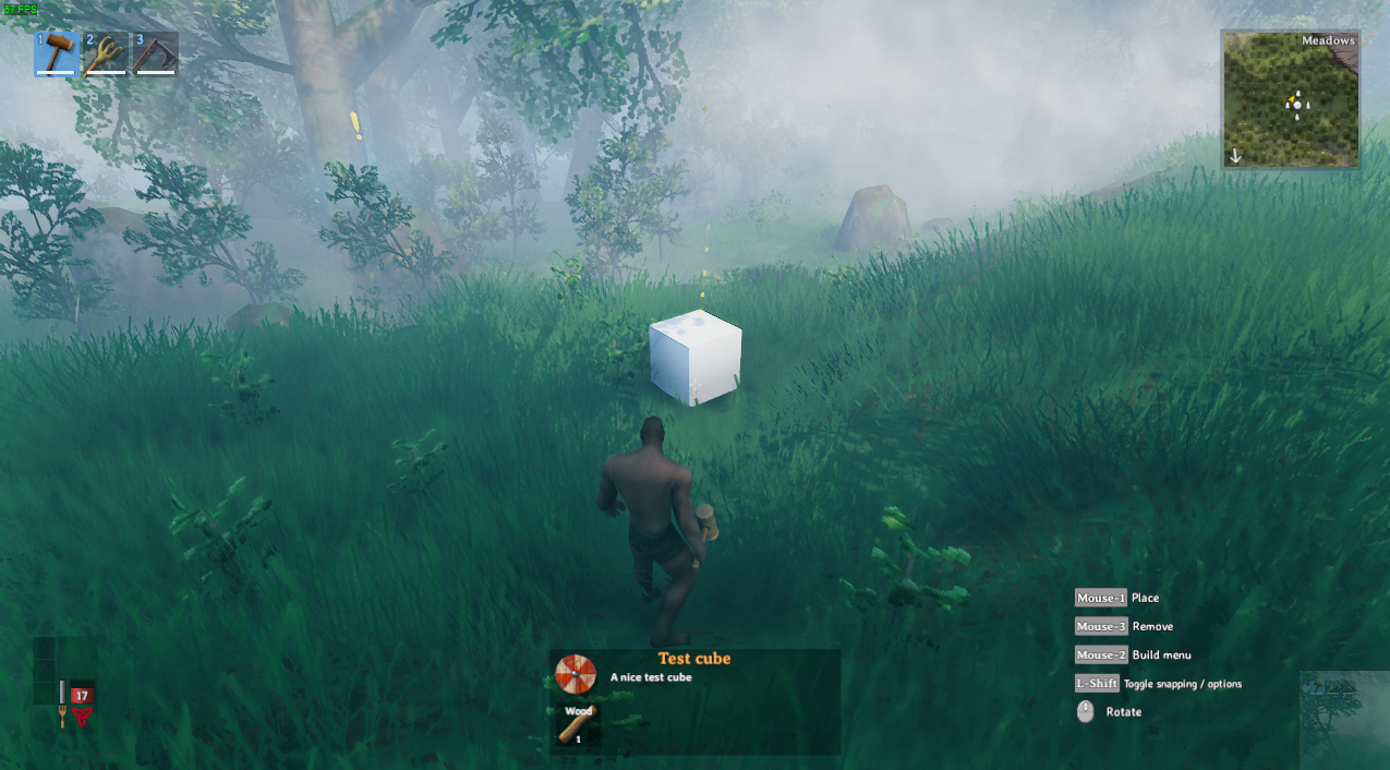 Cube Piece in World